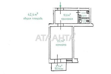 1-комнатная квартира по адресу ул. Преображенская (площадь 42,4 м²) - фото 13 1-комнатная квартира по адресу ул. Преображенская (площадь 42,4 м²) - Atlanta.ua - фото 13