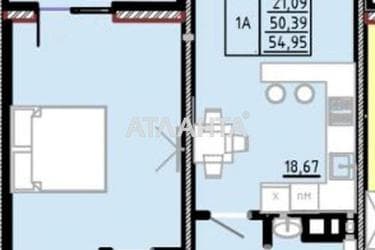 1-room apartment apartment by the address st. Franko Ivana (area 55,0 m²) - photo 9 1-room apartment apartment by the address st. Franko Ivana (area 55,0 m²) - Atlanta.ua - photo 9