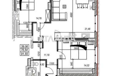 3-rooms apartment apartment by the address st. Fontanskaya dor Perekopskoy Divizii (area 92 m²) - photo 11 3-rooms apartment apartment by the address st. Fontanskaya dor Perekopskoy Divizii (area 92 m²) - Atlanta.ua - photo 11