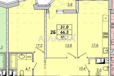 2-кімнатна квартира за адресою вул. Прохорівська (площа 67,5 м²) - фото 10 2-кімнатна квартира за адресою вул. Прохорівська (площа 67,5 м²) - Atlanta.ua - фото 10