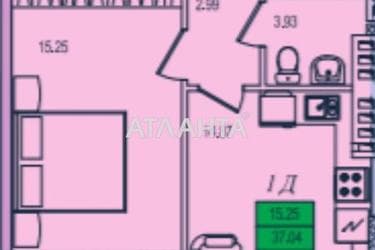 1-room apartment apartment by the address st. Marselskaya (area 38 m²) - photo 28 1-room apartment apartment by the address st. Marselskaya (area 38 m²) - Atlanta.ua - photo 28