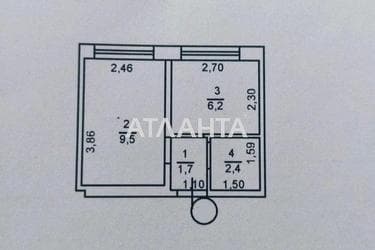 1-кімнатна квартира за адресою вул. Бугаївська (площа 19,8 м²) - фото 11 1-кімнатна квартира за адресою вул. Бугаївська (площа 19,8 м²) - Atlanta.ua - фото 11