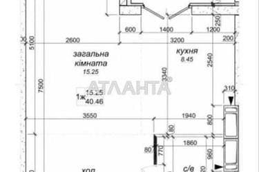 1-room apartment apartment by the address st. Prigorodnaya (area 40,5 m²) - photo 15 1-room apartment apartment by the address st. Prigorodnaya (area 40,5 m²) - Atlanta.ua - photo 15