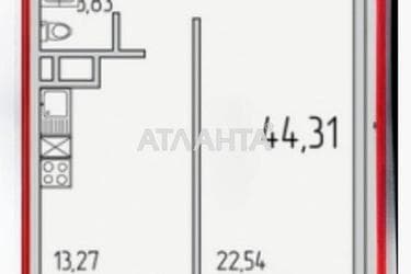 1-комнатная квартира по адресу ул. Жемчужная (площадь 48 м²) - фото 16 1-комнатная квартира по адресу ул. Жемчужная (площадь 48 м²) - Atlanta.ua - фото 16