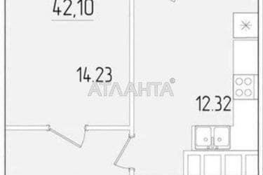 2-rooms apartment apartment by the address st. Krasnova (area 42,1 m²) - photo 34 2-rooms apartment apartment by the address st. Krasnova (area 42,1 m²) - Atlanta.ua - photo 34