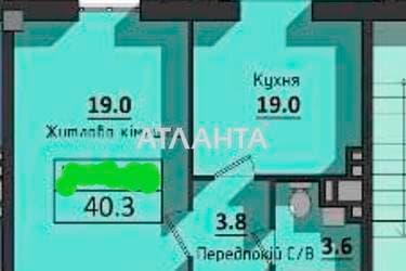 1-комнатная квартира по адресу ул. Космонавтов (площадь 40,4 м²) - imageAlt 35 1-комнатная квартира по адресу ул. Космонавтов (площадь 40,4 м²) - Atlanta.ua - imageAlt 35