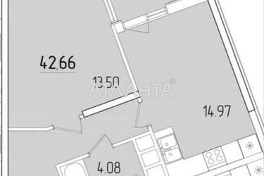 1-room apartment apartment by the address st. Krasnova (area 43 m²) - photo 12 1-room apartment apartment by the address st. Krasnova (area 43 m²) - Atlanta.ua - photo 12