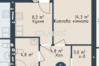 1-кімнатна квартира за адресою вул. Промислова (площа 40 м²) - фото 15 1-кімнатна квартира за адресою вул. Промислова (площа 40 м²) - Atlanta.ua - фото 15