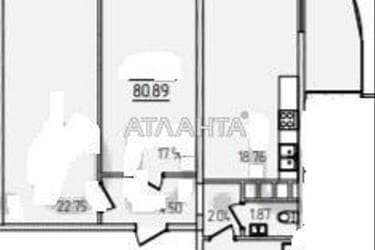 2-комнатная квартира по адресу ул. Краснова (площадь 80,9 м²) - фото 12 2-комнатная квартира по адресу ул. Краснова (площадь 80,9 м²) - Atlanta.ua - фото 12