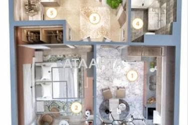 1-комнатная квартира по адресу ул. Гоголя (площадь 43,4 м²) - фото 8 1-комнатная квартира по адресу ул. Гоголя (площадь 43,4 м²) - Atlanta.ua - фото 8