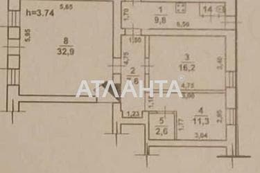 2-rooms apartment apartment by the address st. Koblevskaya Podbelskogo (area 80,5 m²) - photo 18 2-rooms apartment apartment by the address st. Koblevskaya Podbelskogo (area 80,5 m²) - Atlanta.ua - photo 18