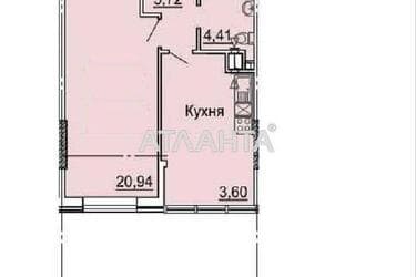 1-room apartment apartment by the address st. Fontanskaya dor Perekopskoy Divizii (area 43 m²) - photo 34 1-room apartment apartment by the address st. Fontanskaya dor Perekopskoy Divizii (area 43 m²) - Atlanta.ua - photo 34