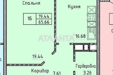 1-комнатная квартира по адресу Шевченко пр. (площадь 66,6 м²) - фото 20 1-комнатная квартира по адресу Шевченко пр. (площадь 66,6 м²) - Atlanta.ua - фото 20