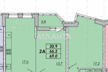2-кімнатна квартира за адресою вул. Прохорівська (площа 68,1 м²) - фото 17 2-кімнатна квартира за адресою вул. Прохорівська (площа 68,1 м²) - Atlanta.ua - фото 17
