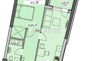 1-комнатная квартира по адресу Курортный пер. (площадь 44,5 м²) - фото 19 1-комнатная квартира по адресу Курортный пер. (площадь 44,5 м²) - Atlanta.ua - фото 19