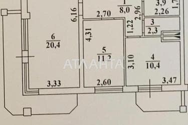 2-rooms apartment apartment by the address st. Kompasnyy per (area 61 m²) - photo 12 2-rooms apartment apartment by the address st. Kompasnyy per (area 61 m²) - Atlanta.ua - photo 12