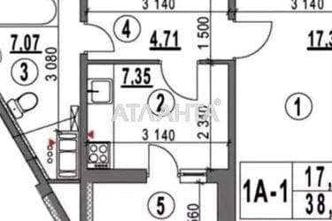 1-room apartment apartment by the address st. Koneva (area 38,8 m²) - photo 26 1-room apartment apartment by the address st. Koneva (area 38,8 m²) - Atlanta.ua - photo 26