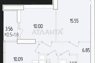 2-rooms apartment apartment by the address st. Krasnova (area 52 m²) - photo 36 2-rooms apartment apartment by the address st. Krasnova (area 52 m²) - Atlanta.ua - photo 36
