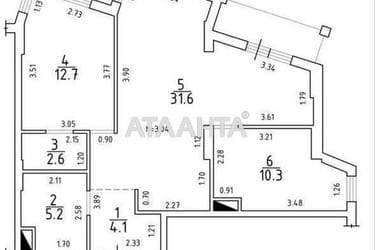 2-комнатная квартира по адресу ул. Чубаевская (площадь 67,8 м²) - фото 47 2-комнатная квартира по адресу ул. Чубаевская (площадь 67,8 м²) - Atlanta.ua - фото 47