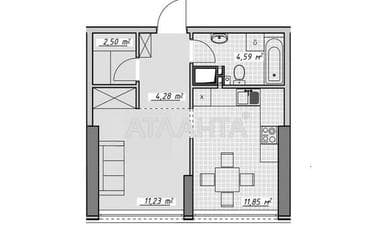 1-комнатная квартира по адресу Курортный пер. (площадь 34,5 м²) - фото 10 1-комнатная квартира по адресу Курортный пер. (площадь 34,5 м²) - Atlanta.ua - фото 10