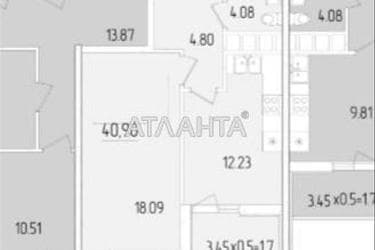 1-комнатная квартира по адресу ул. Краснова (площадь 40,9 м²) - imageAlt 15 1-комнатная квартира по адресу ул. Краснова (площадь 40,9 м²) - Atlanta.ua - imageAlt 15