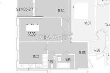 2-кімнатна квартира за адресою вул. Краснова (площа 63 м²) - фото 26 2-кімнатна квартира за адресою вул. Краснова (площа 63 м²) - Atlanta.ua - фото 26