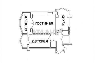 2-rooms apartment apartment by the address st. Koroleva ak (area 57,3 m²) - photo 30 2-rooms apartment apartment by the address st. Koroleva ak (area 57,3 m²) - Atlanta.ua - photo 30