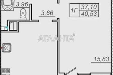 1-кімнатна квартира за адресою вул. Сахарова (площа 41,4 м²) - фото 14 1-кімнатна квартира за адресою вул. Сахарова (площа 41,4 м²) - Atlanta.ua - фото 14