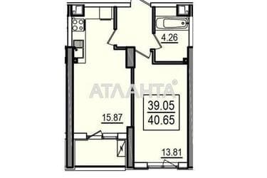 1-кімнатна квартира за адресою вул. Дача Ковалевського (площа 40,7 м²) - фото 12 1-кімнатна квартира за адресою вул. Дача Ковалевського (площа 40,7 м²) - Atlanta.ua - фото 12
