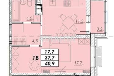 1-комнатная квартира по адресу ул. Прохоровская (площадь 40,9 м²) - фото 11 1-комнатная квартира по адресу ул. Прохоровская (площадь 40,9 м²) - Atlanta.ua - фото 11