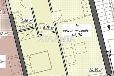 1-room apartment apartment by the address st. Kurortnyy per (area 48,0 m²) - photo 11 1-room apartment apartment by the address st. Kurortnyy per (area 48,0 m²) - Atlanta.ua - photo 11