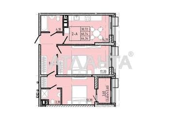 2-rooms apartment apartment by the address st. Franko Ivana (area 62,3 m²) - photo 6 2-rooms apartment apartment by the address st. Franko Ivana (area 62,3 m²) - Atlanta.ua - photo 6