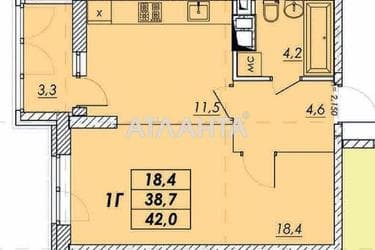 1-кімнатна квартира за адресою вул. Прохорівська (площа 41,2 м²) - фото 10 1-кімнатна квартира за адресою вул. Прохорівська (площа 41,2 м²) - Atlanta.ua - фото 10