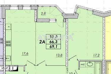 2-кімнатна квартира за адресою вул. Прохорівська (площа 68,2 м²) - фото 20 2-кімнатна квартира за адресою вул. Прохорівська (площа 68,2 м²) - Atlanta.ua - фото 20