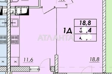 1-кімнатна квартира за адресою вул. Прохорівська (площа 40,6 м²) - фото 14 1-кімнатна квартира за адресою вул. Прохорівська (площа 40,6 м²) - Atlanta.ua - фото 14