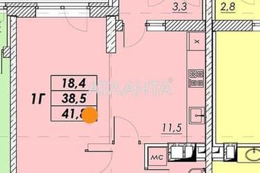 1-кімнатна квартира за адресою вул. Прохорівська (площа 41,1 м²) - фото 21 1-кімнатна квартира за адресою вул. Прохорівська (площа 41,1 м²) - Atlanta.ua - фото 21
