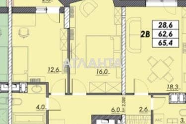 2-rooms apartment apartment by the address st. Prokhorovskaya Khvorostina (area 65,4 m²) - photo 12 2-rooms apartment apartment by the address st. Prokhorovskaya Khvorostina (area 65,4 m²) - Atlanta.ua - photo 12