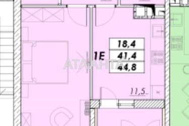 1-room apartment apartment by the address st. Prokhorovskaya Khvorostina (area 44,8 m²) - photo 9 1-room apartment apartment by the address st. Prokhorovskaya Khvorostina (area 44,8 m²) - Atlanta.ua - photo 9