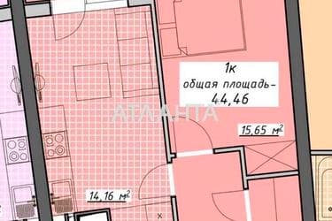 1-комнатная квартира по адресу Курортный пер. (площадь 44,5 м²) - фото 45 1-комнатная квартира по адресу Курортный пер. (площадь 44,5 м²) - Atlanta.ua - фото 45