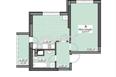 1-кімнатна квартира за адресою Глушко ак. Пр. (площа 42,5 м²) - фото 22 1-кімнатна квартира за адресою Глушко ак. Пр. (площа 42,5 м²) - Atlanta.ua - фото 22