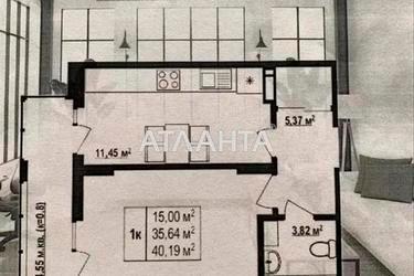 1-room apartment apartment by the address st. Galitskaya (area 40,2 m²) - photo 16 1-room apartment apartment by the address st. Galitskaya (area 40,2 m²) - Atlanta.ua - photo 16