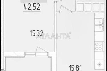 1-комнатная квартира по адресу ул. Краснова (площадь 42,5 м²) - imageAlt 22 1-комнатная квартира по адресу ул. Краснова (площадь 42,5 м²) - Atlanta.ua - imageAlt 22