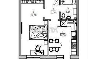 1-кімнатна квартира за адресою вул. Вільямса ак. (площа 38,8 м²) - фото 26 1-кімнатна квартира за адресою вул. Вільямса ак. (площа 38,8 м²) - Atlanta.ua - фото 26