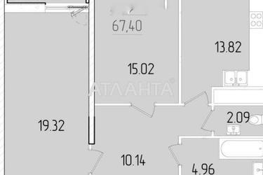 2-комнатная квартира по адресу ул. Краснова (площадь 68 м²) - фото 36 2-комнатная квартира по адресу ул. Краснова (площадь 68 м²) - Atlanta.ua - фото 36