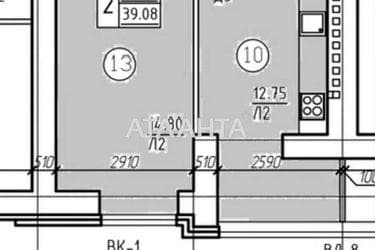 1-комнатная квартира по адресу ул. Плиева (площадь 39,1 м²) - фото 25 1-комнатная квартира по адресу ул. Плиева (площадь 39,1 м²) - Atlanta.ua - фото 25