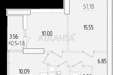 2-комнатная квартира по адресу ул. Краснова (площадь 52 м²) - фото 20 2-комнатная квартира по адресу ул. Краснова (площадь 52 м²) - Atlanta.ua - фото 20