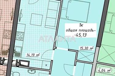 1-комнатная квартира по адресу Курортный пер. (площадь 45,5 м²) - imageAlt 23 1-комнатная квартира по адресу Курортный пер. (площадь 45,5 м²) - Atlanta.ua - imageAlt 23