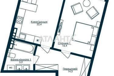 1-комнатная квартира по адресу Французский бул. (площадь 60,6 м²) - imageAlt 19 1-комнатная квартира по адресу Французский бул. (площадь 60,6 м²) - Atlanta.ua - imageAlt 19