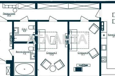 3-комнатная квартира по адресу Французский бул. (площадь 115,4 м²) - imageAlt 19 3-комнатная квартира по адресу Французский бул. (площадь 115,4 м²) - Atlanta.ua - imageAlt 19