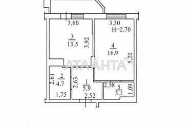 1-комнатная квартира по адресу Овидиопольская дор. (площадь 45,4 м²) - imageAlt 7 1-комнатная квартира по адресу Овидиопольская дор. (площадь 45,4 м²) - Atlanta.ua - imageAlt 7